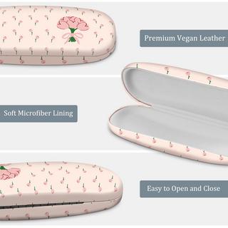 Only-bags.store Tragbares Hartschalen Brillenetui mit Brillenputztuch  