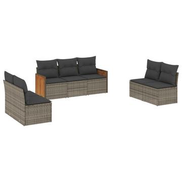 Garten sofagarnitur poly-rattan