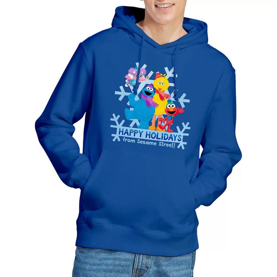 Sesame Street Happy Holidays Felpa con Cappuccio  