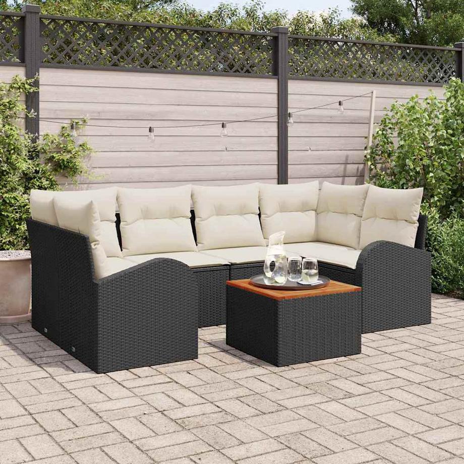 VidaXL Gartensofa-set poly-rattan  