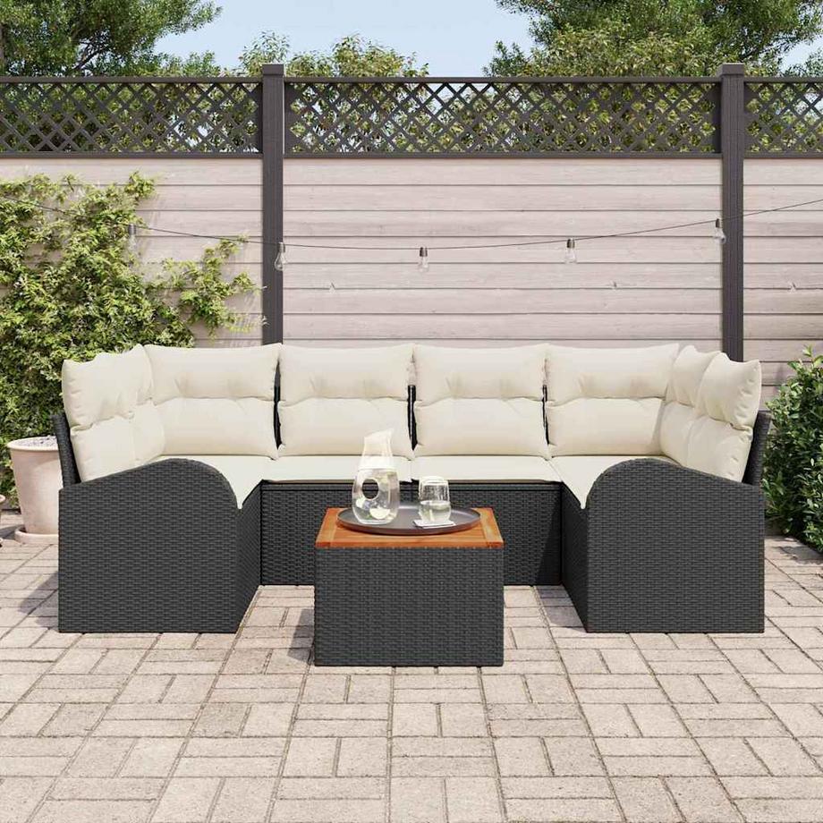 VidaXL Gartensofa-set poly-rattan  