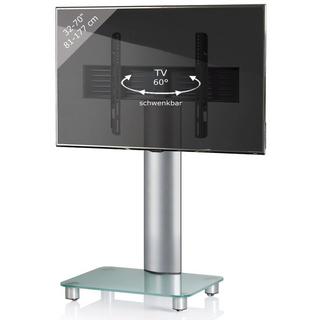 VCM Universal TV VESA Stand Stand Rack TV Alu Glass rollable Roulettes Tosal Universal TV VESA Stand Stand Rack TV Alu Glass rollable Roulettes Tosal  