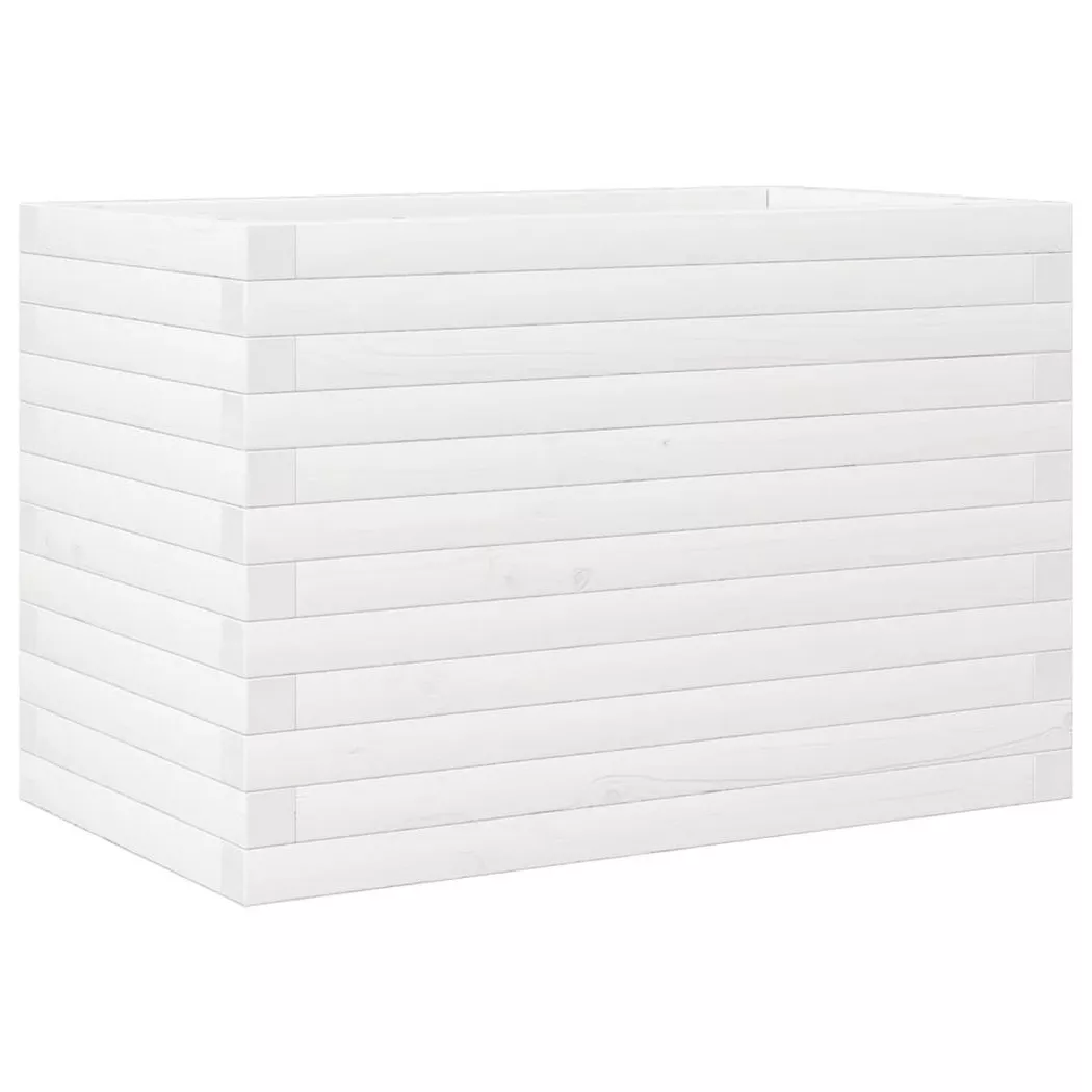 VidaXL - Jardinière bois de pin, One Size, Blanc