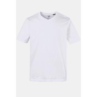 JP1880  T-shirt basic con scollo a V bianco neve 