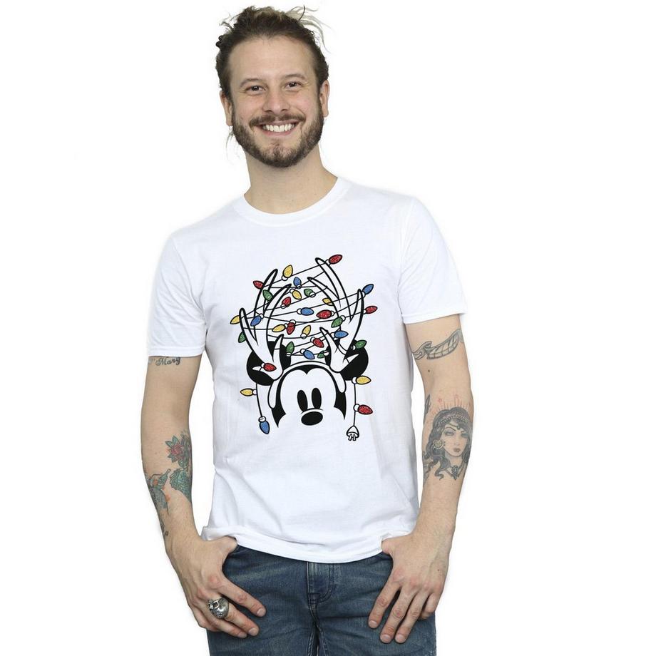 Disney Mickey Mouse T-Shirt Lumières de Noël  