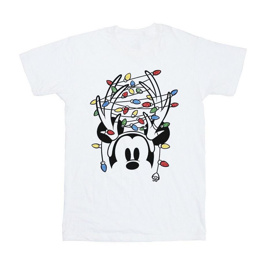 Disney Mickey Mouse T-Shirt Lumières de Noël  