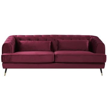 3 Sitzer Sofa aus Samtstoff Glamourös SLETTA