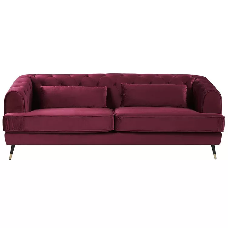 Beliani 3 Sitzer Sofa aus Samtstoff Klassisch SLETTA online kaufen MANOR