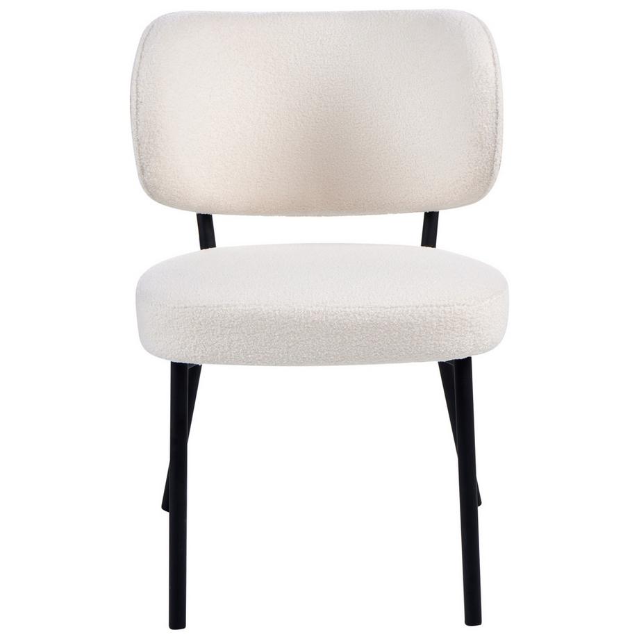 Beliani Lot de 2 chaises de salle à manger en Bouclé Scandinave WONDER  