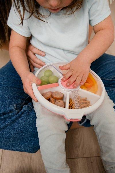 GöBe GöBe Snack Spinner Snackbox Gross, Coral  