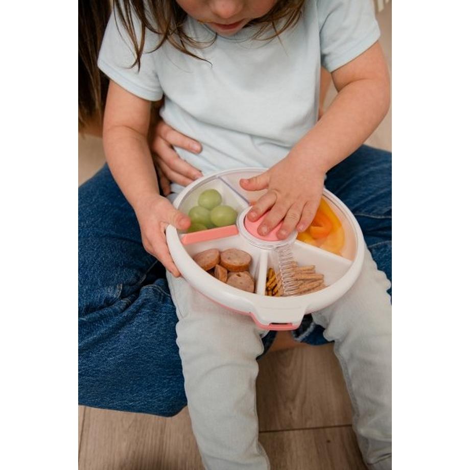 GöBe GöBe Snack Spinner Snackbox Gross, Coral  
