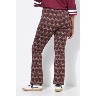 Studio Untold Pantalon à Pattes d'Éléphant Jambes Évasées Jacquard Paillettes  