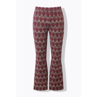 Studio Untold Pantalon à Pattes d'Éléphant Jambes Évasées Jacquard Paillettes  