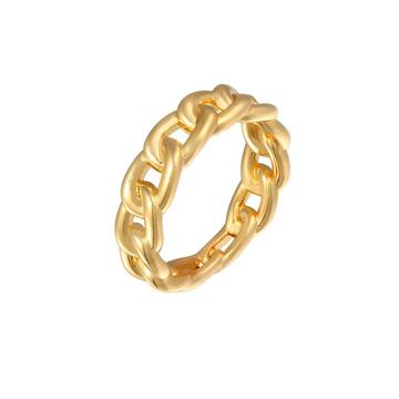 Bague Gliederring Bandring Farbe Gold Für Damen