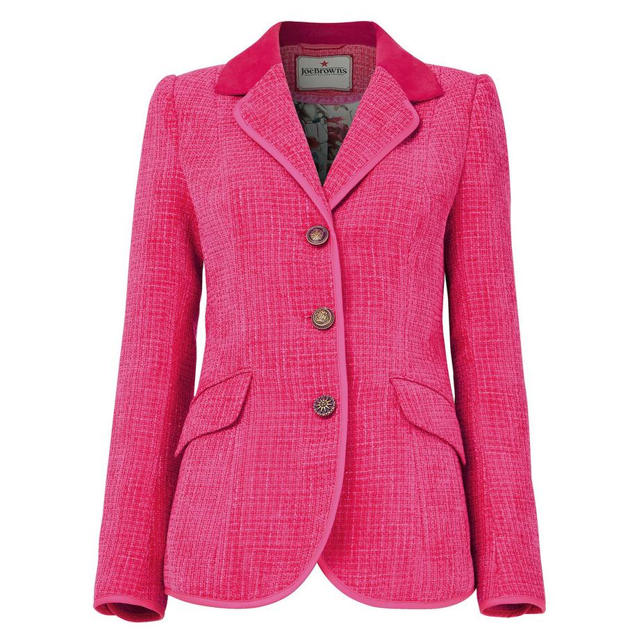 Joe Browns Giacca Senza Collo con Abbottonatura  