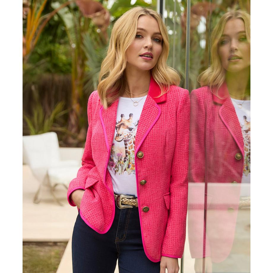 Joe Browns Giacca Senza Collo con Abbottonatura  