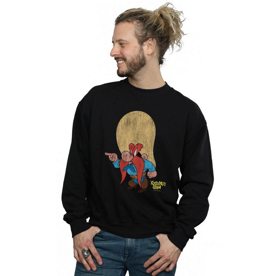 LOONEY TUNES Yosemite Sam Rundhals-Sweatshirt  