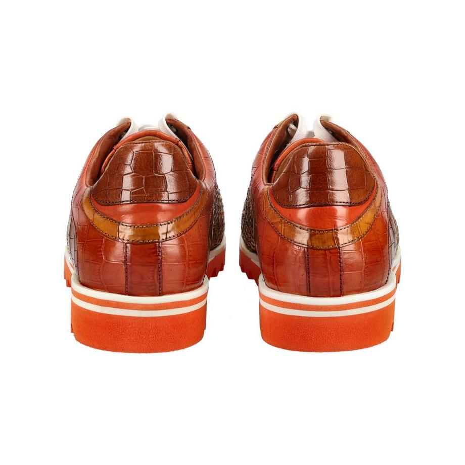 Melvin & Hamilton Derby in pelle con pannello intrecciato  