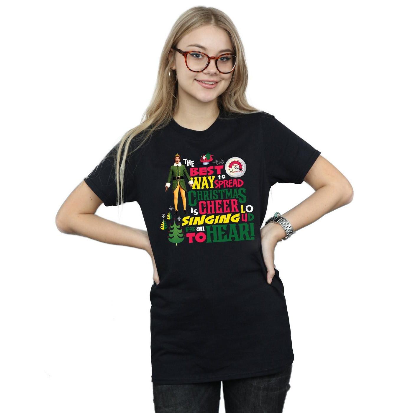 Elf T-shirt Christmas Cheer  