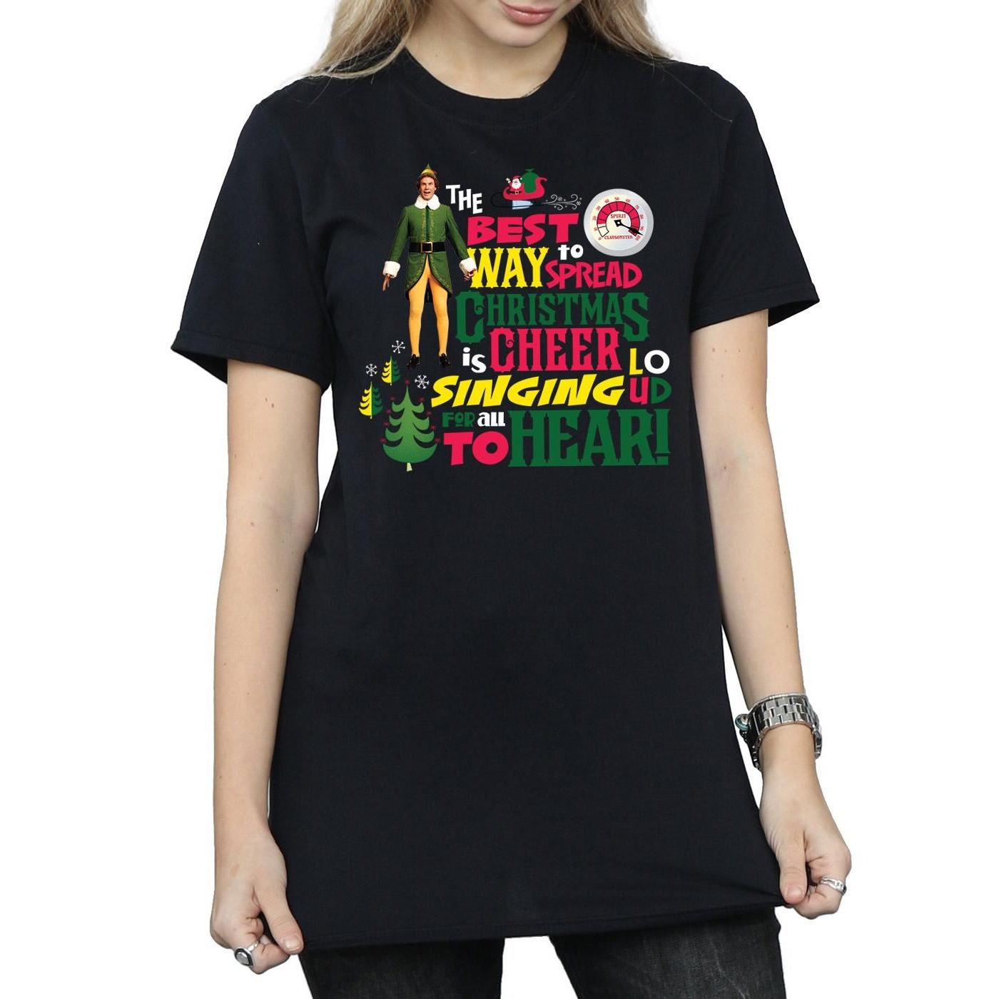 Elf T-shirt Christmas Cheer  