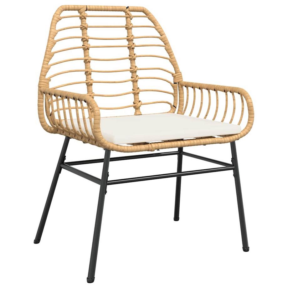 VidaXL Ensemble à manger de jardin rotin synthétique  