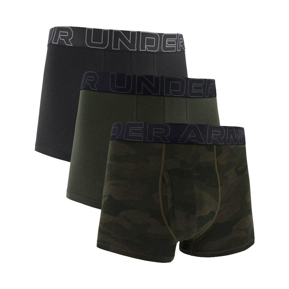 Boxer  Paquet de 3 Conforme à la silhouette-UA PERFORMANCE COTTON - PRINT 3 INCH