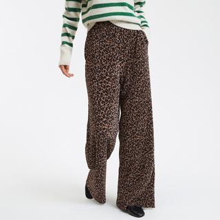 La Redoute Collections  Weite Hose mit Leopardenmuster 