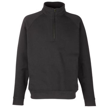 Klassische Zip Neck Sweatshirt