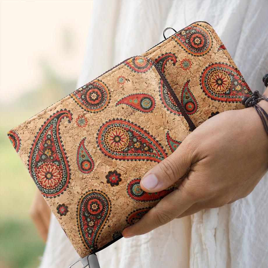 Avizar EcoCork Borsa Telefono Tessuto Sughero  