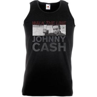 Johnny Cash Walk The Line Top Senza Maniche  