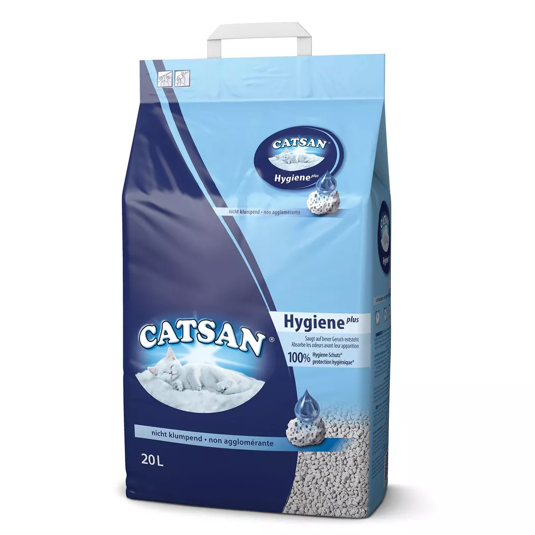 Lettiera per gatti Hygiene Plus Catsan non agglomerante