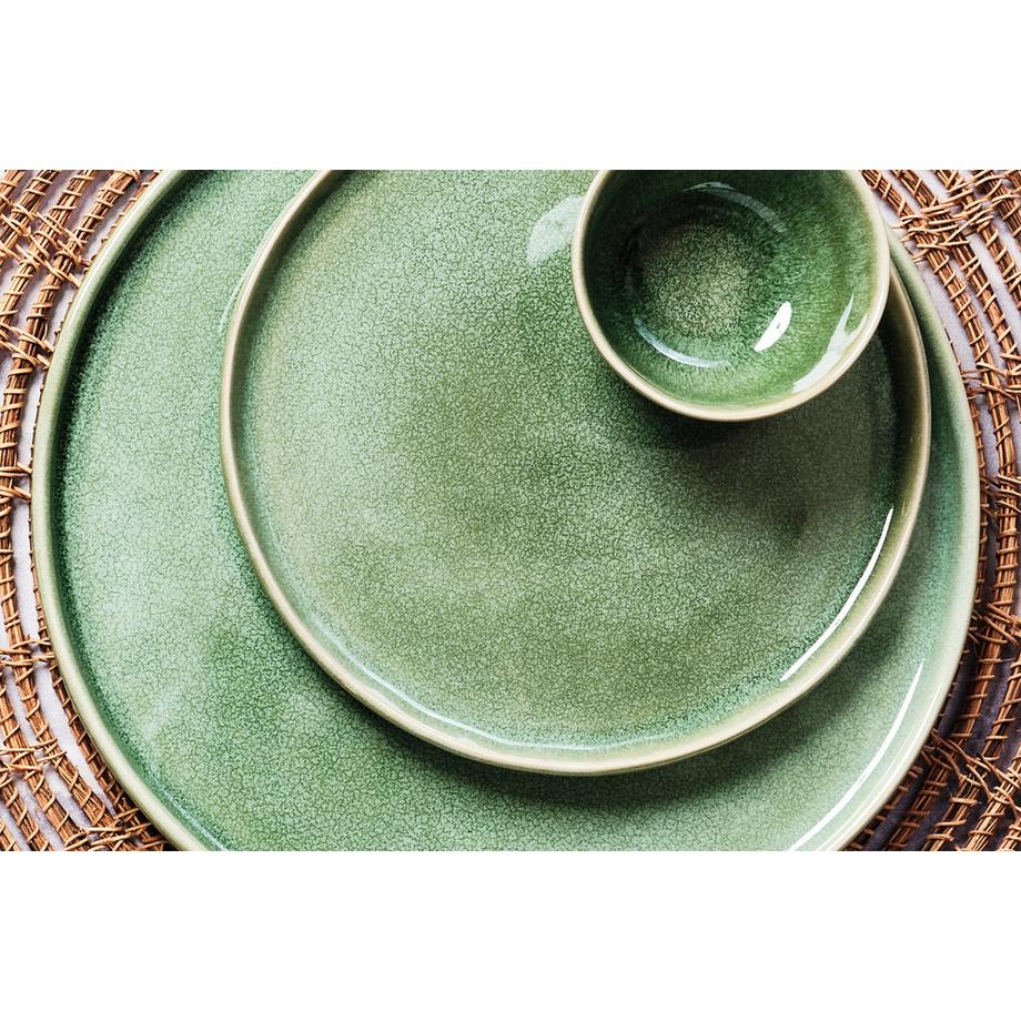 BJÖRN Set stoviglie NATURE - 30 pezzi - menta  