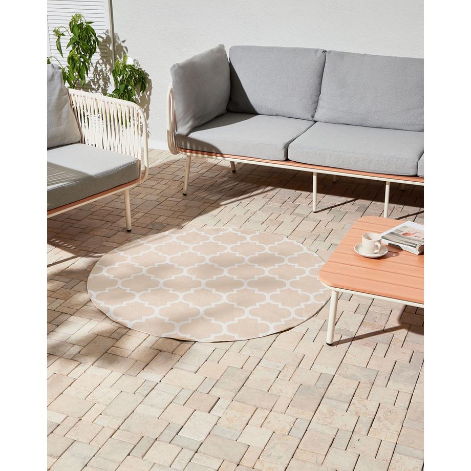 Beliani Tapis d'extérieur en Polypropylène  MOSORE  