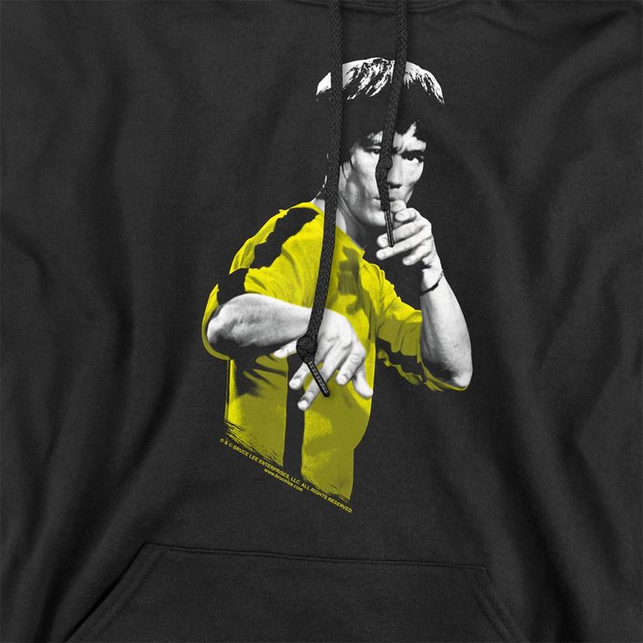 Bruce Lee Suit Of Death Felpa Con Cappuccio  