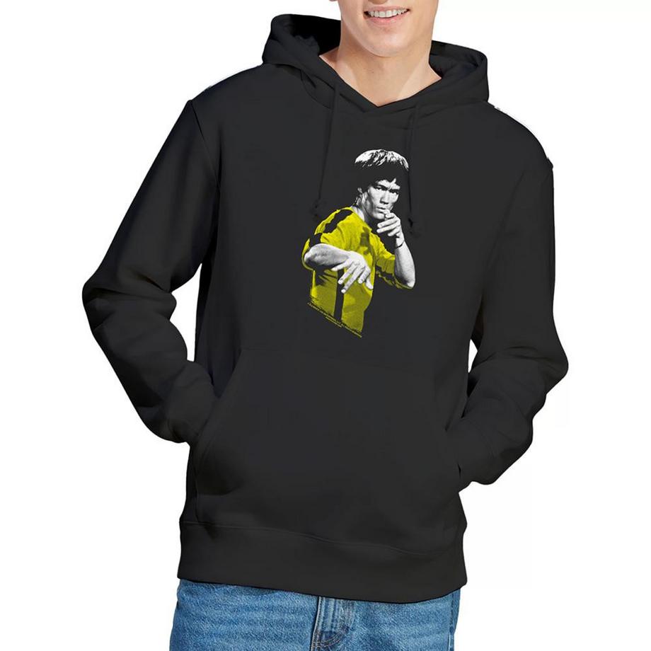 Bruce Lee Suit Of Death Felpa Con Cappuccio  