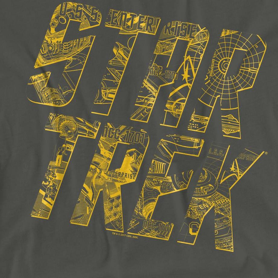 Star Trek Star Trek Enterprise Bedrucktes T-Shirt  