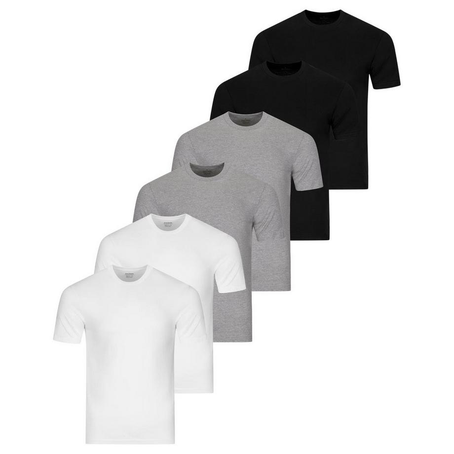 Basic lot de 6  - maillot de corps manches courtes