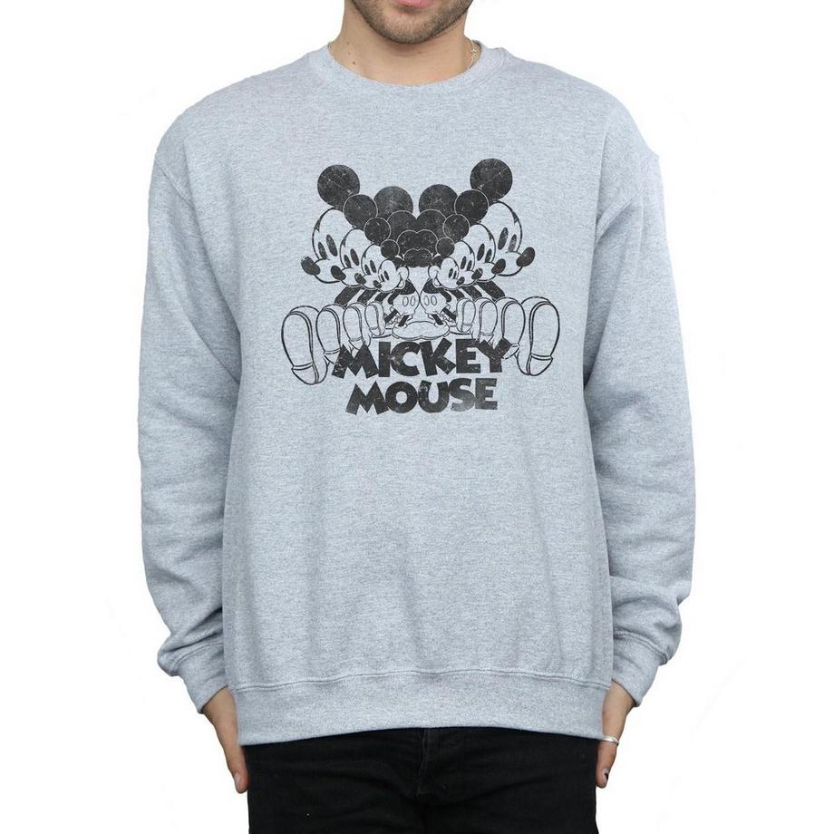 Disney Mickey Mouse Rundhals-Sweatshirt  