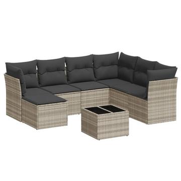 Garten sofagarnitur poly-rattan