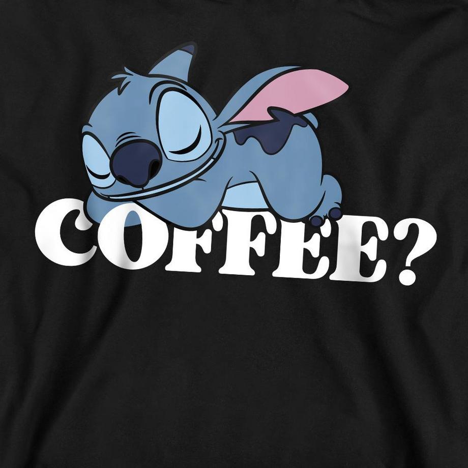 Lilo & Stitch Stitch Coffee Sweatshirt Col Rond  