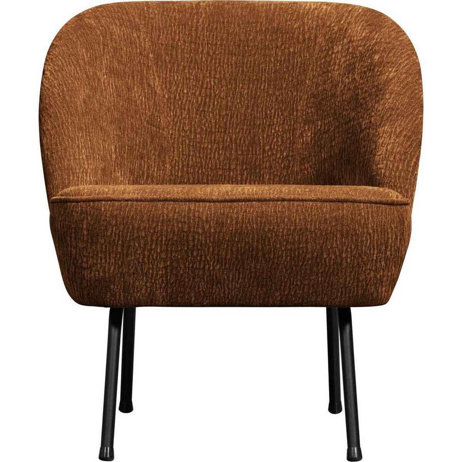 mutoni Fauteuil Vogue 3D-Chenille brun moyen  