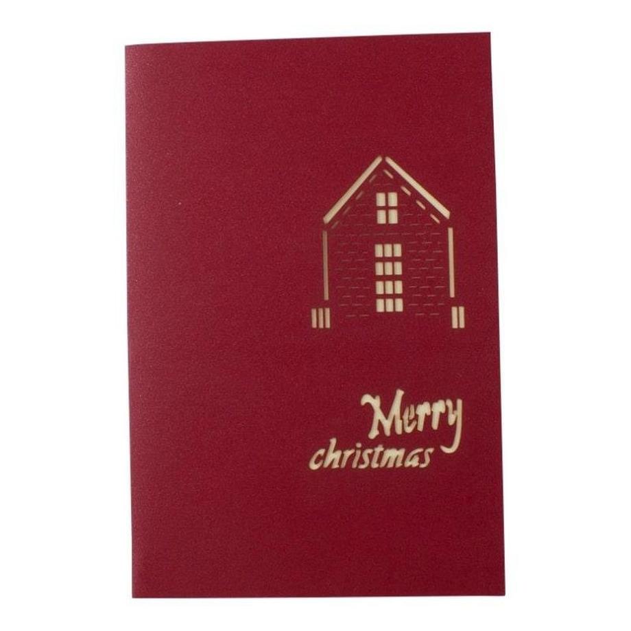 eStore  Handgemachte Pop-Up-Weihnachtskarte 