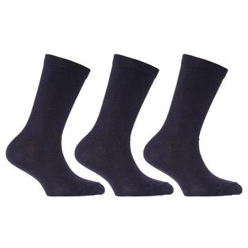 Schulsocken unifarben (3er Pack)