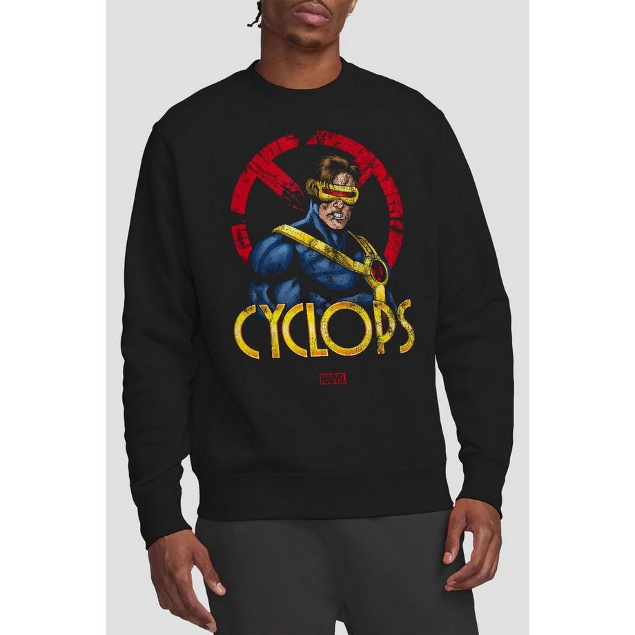 MARVEL X-Men Cyclops Grafikdruck Sweatshirt  