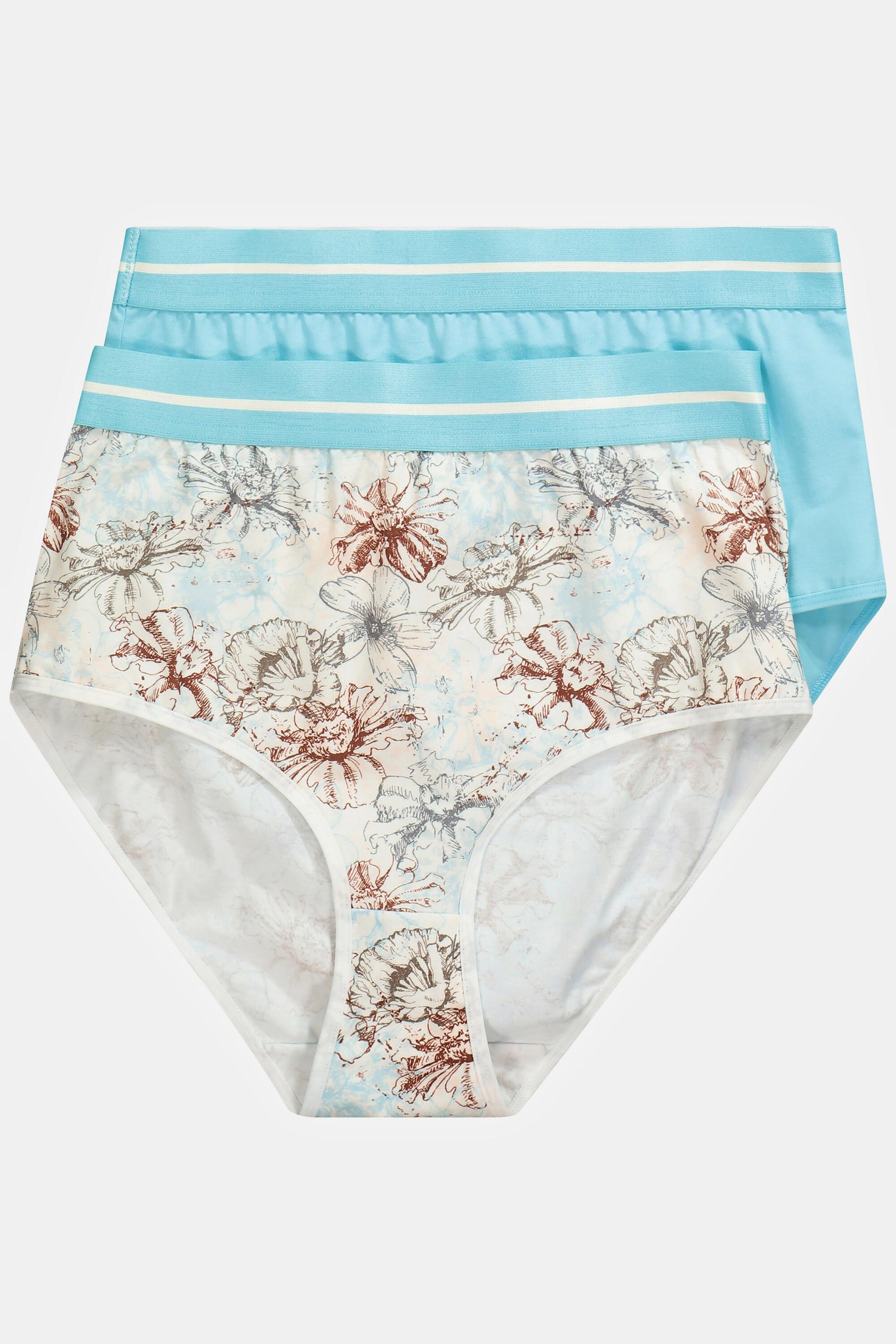 Ulla Popken Culottes Maxi Lot de 2 Bords Rayés  