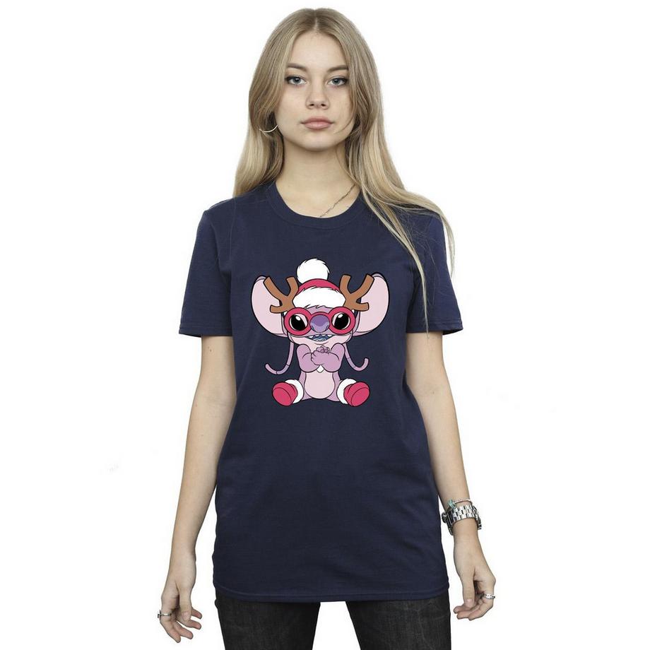 Disney Stitch T-Shirt de Noël  