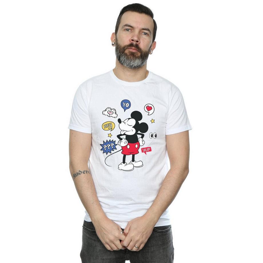Disney T-Shirt Imprimé Graphique Mickey Mouse  