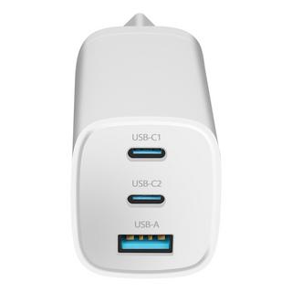 3mk Protection  Chargeur Mural 2 USB C + USB 65W GaN 3mk 