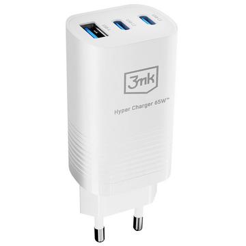 Chargeur Mural 2 USB C + USB 65W GaN 3mk