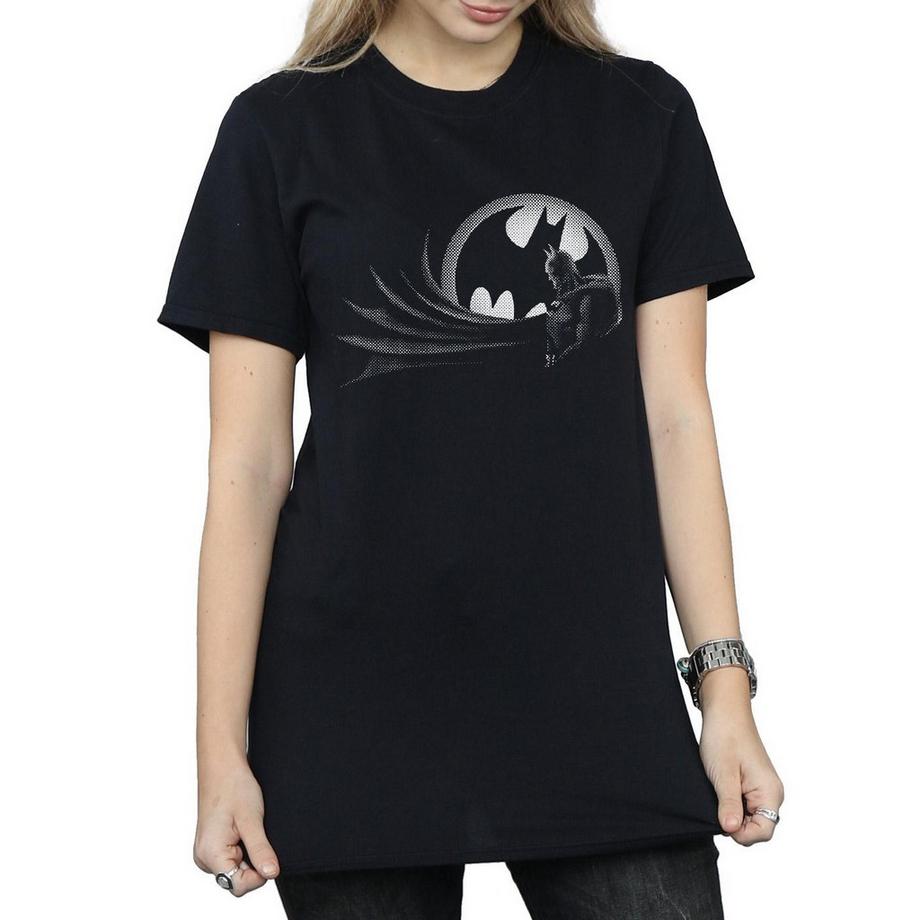 DC COMICS Batman Logo T-Shirt Vestibilità Rilassata  